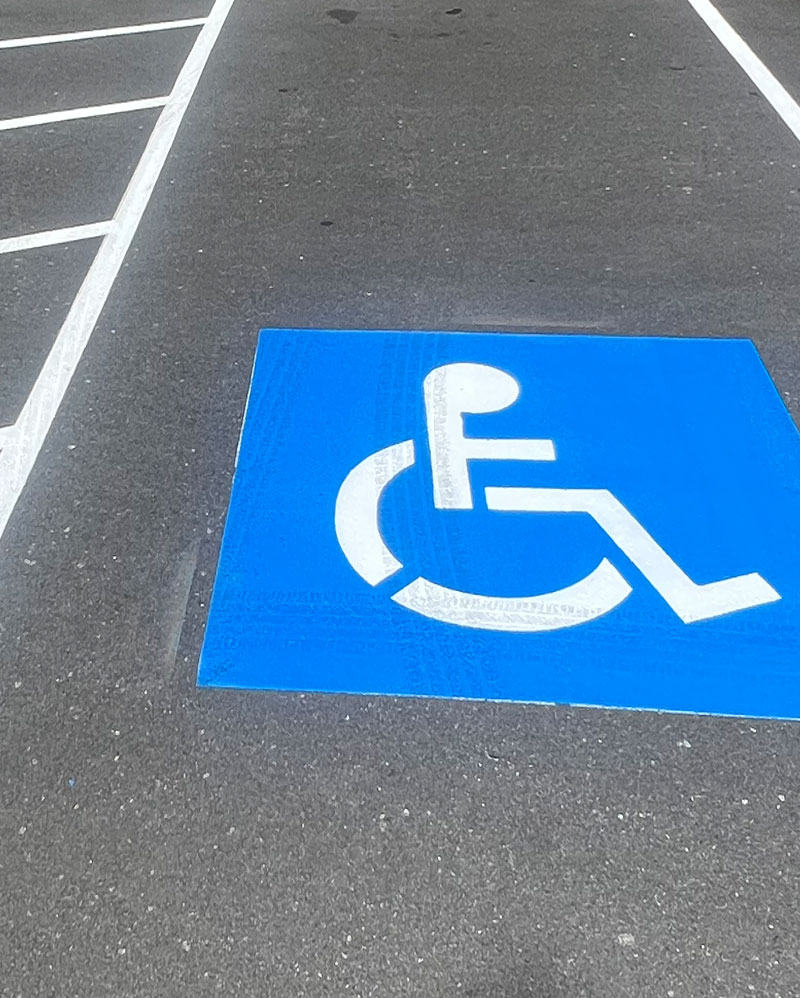 ADA compliant marking